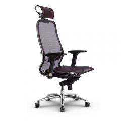 Кресло руководителя Метта Samurai S-3.04 Темно-бордовое