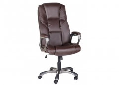 Кресло OLSS Одиссей ULTRA ЛЮКС кож. зам. Коричневый