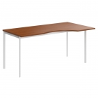 Стол эргономичный Skyland IMAGO-S CA-1SL/R орех французский белый полуматовый