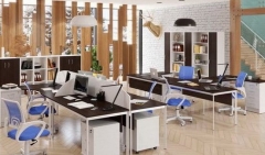 Стол эргономичный Skyland IMAGO-S CA-1SL/R венге магия белый полуматовый