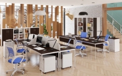 Стол эргономичный Skyland IMAGO-S CA-1SDL/R венге магия белый полуматовый