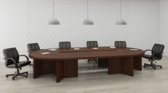 Система столов переговоров POINTEX Harvard 3 Орех английский