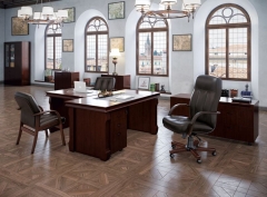 Комплект мебели для кабинета руководителя POINTEX Bern 05 Темный орех