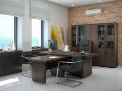 Комплект мебели для кабинета руководителя POINTEX Boston 01 Венге