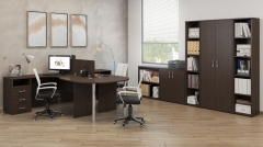 Комплект мебели для персонала POINTEX Trend TRD12 Темный дуб