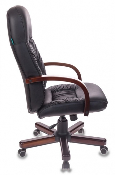 Кресло руководителя Бюрократ Бюрократ T-9908/WALNUT Черный