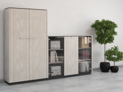 Комплект шкафов для кабинета руководителя POINTEX Capri CAP05 Светлый дуб