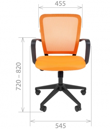 Кресло для оператора Chairman Chairman 698 TW black Серое