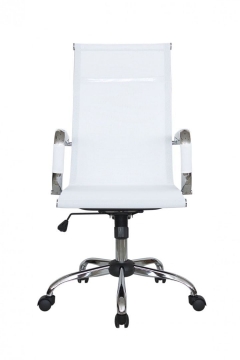 Кресло руководителя Рива Riva 6001-1 Белый