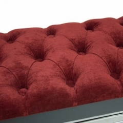 Банкетка Висан Грейс Дуб шампань Бордовый