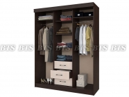 Шкаф купе BTS Маэстро ясень шимо,дуб атланта