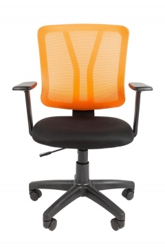 Кресло офисное Chairman CHAIRMAN 626 Черный Оранжевая сетка