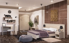 Стол с тумбой под холодильник правый Skyland KTFD 1255 R Дуб сонома светлый