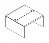 Двухместная рабочая станция Skyland W2ST 147 Дуб сонома