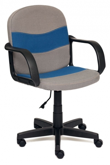 Компьютерное кресло Tetchair BAGGI Серый/Синий