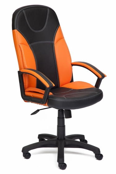 Кресло руководителя Tetchair Twister Черный-Оранжевый 36-6-14-43