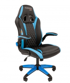 Кресло геймерское Chairman CHAIRMAN GAME 15 Черный Голубой