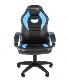 Кресло геймерское Chairman CHAIRMAN GAME 16 Черный Голубой