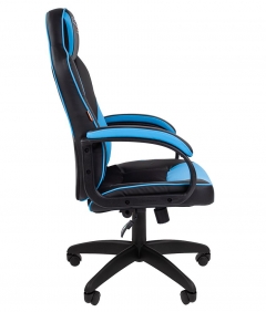 Кресло геймерское Chairman CHAIRMAN GAME 17 Черный Голубой