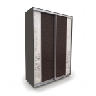 Шкаф-купе 2-х дверный Акцент Купе Акцент-Вера КС 1400х600 Венге