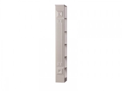 Стеллаж торцевой Яна Лючия 190 Дуб Оксфорд серый