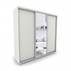 Шкаф-купе 3-х дверный Акцент Купе Акцент-Сим ДЗ 1800х600 Выбеленное дерево