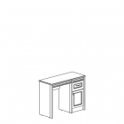 Столик туалетный Яна Лючия 194 Дуб Оксфорд серый