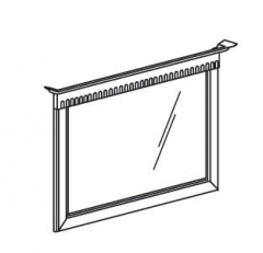 Зеркало Яна Лючия 195 Дуб Оксфорд серый