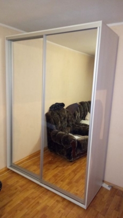 Шкаф-купе 2-х дверный Акцент Купе Акцент-Сим З 1600х600 Выбеленное дерево