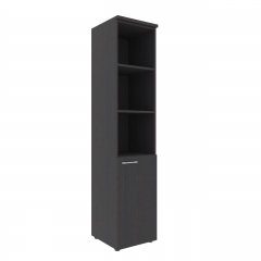 Шкаф колонка левый с глухой малой дверью и топом Skyland XHC 42.5 L Легно Темный