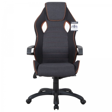 Кресло компьютерное BRABIX BRABIX Techno Pro GM-003 Черно-серый/оранжевый