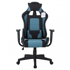 Кресло компьютерное BRABIX BRABIX GT Racer GM-100 Черный-голубой