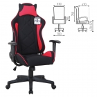 Кресло компьютерное BRABIX BRABIX GT Racer GM-101 Черный-красный