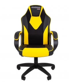 Кресло геймерское Chairman CHAIRMAN GAME 17 Черный Желтый