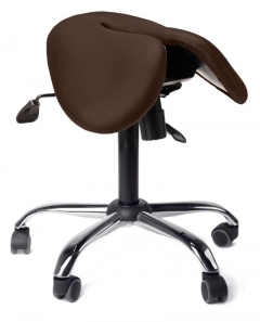 Раздвоенное кресло-седло Gravitonus EZDuo Коричневый