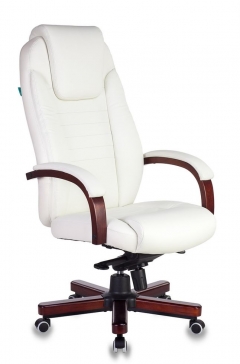 Кресло руководителя Бюрократ Бюрократ T-9923WALNUT/IVORY
