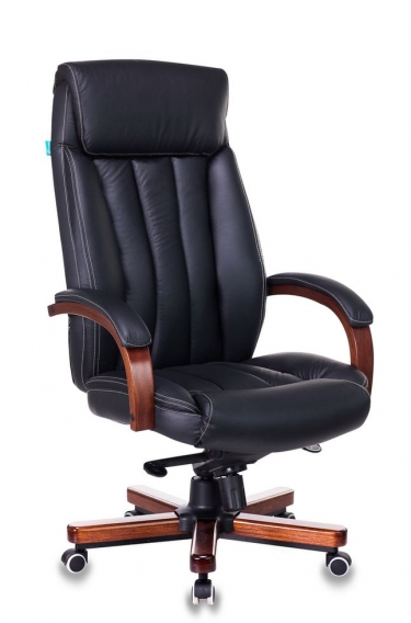 Кресло руководителя Бюрократ Бюрократ T-9922WALNUT/BLACK