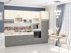 Кухонный гарнитур Витра Графит 2