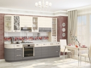 Кухонный гарнитур Витра Графит 3