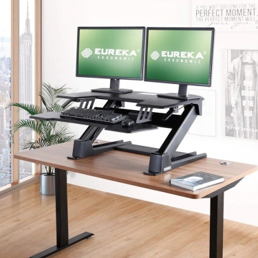 Регулируемая подставка на стол для монитора и ноутбука Eureka ERK-CV-PRO36B Черная