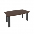 Стол переговорный Рива First KPRG-2 Венге/Темный металлик