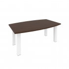 Стол переговорный Рива First KPRG-2 Венге/Белый металлик