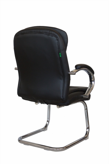 Кресло для посетителя Рива Riva 9024-4 Черный