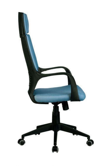 Кресло оператора Рива Riva Chair 8989 черный пластик Синий