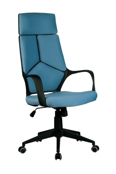 Кресло оператора Рива Riva Chair 8989 черный пластик Синий