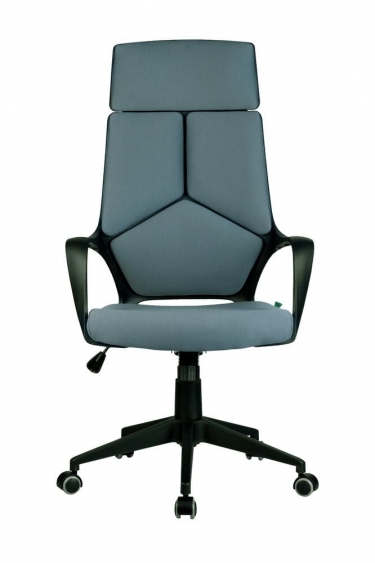 Кресло оператора Рива Riva Chair 8989 черный пластик Серый