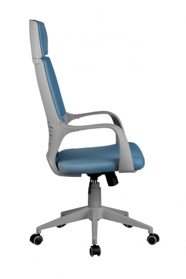 Кресло оператора Рива Riva Chair 8989 серый пластик Синий