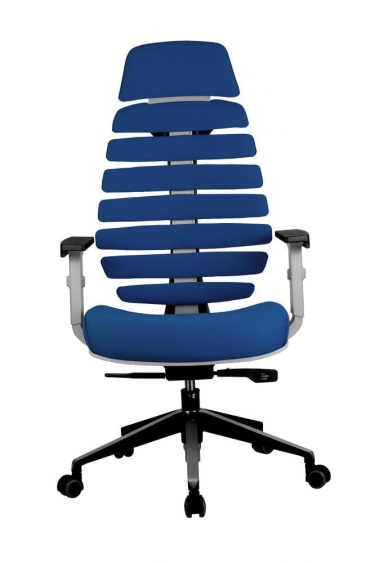 Кресло оператора Рива Riva Chair SHARK Синий