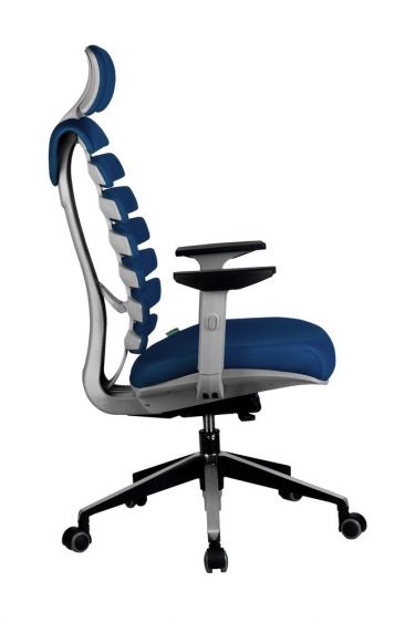 Кресло оператора Рива Riva Chair SHARK Синий