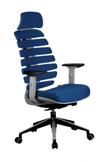 Кресло оператора Рива Riva Chair SHARK Синий